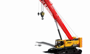 Cẩu bánh xích cần hộp