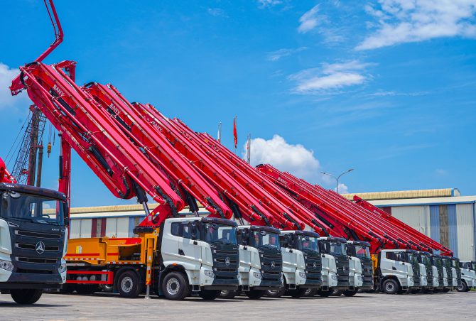 Những yếu tố ảnh hưởng đến hiệu suất bơm bê tông